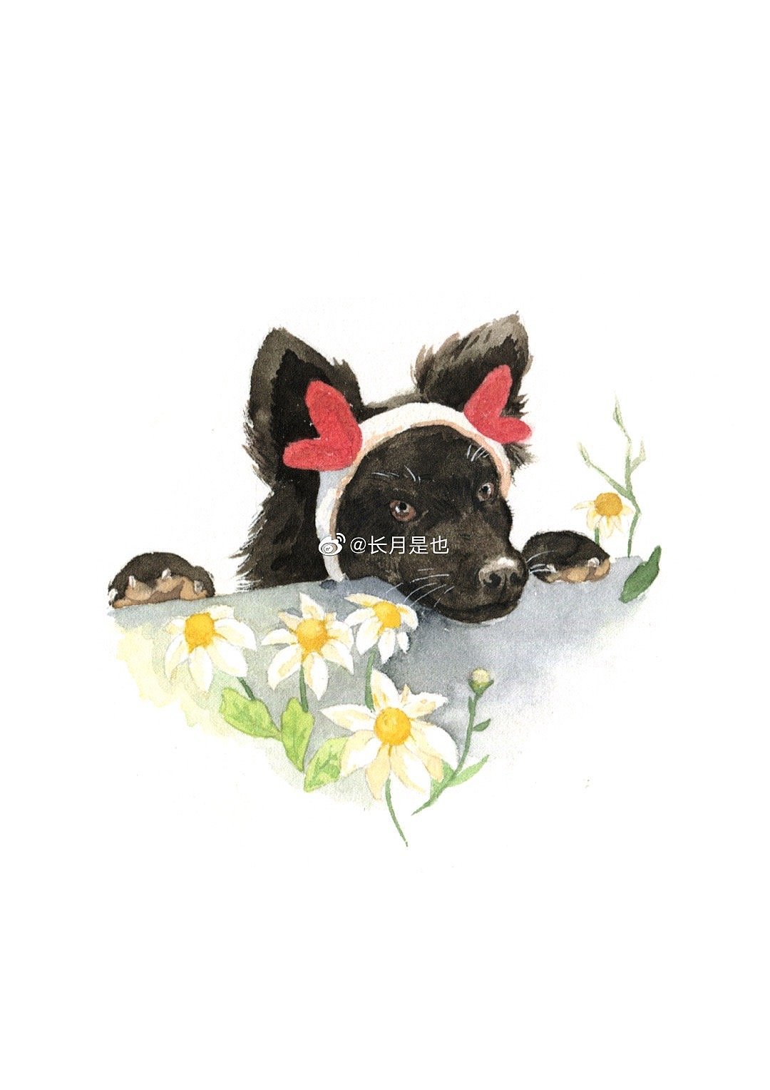 关于狗狗们的水彩（图ZMjcwMzQ4NTM2） - 艺术插画 - 站酷设计师长月是也原创素材 - 站酷ZCOOL
