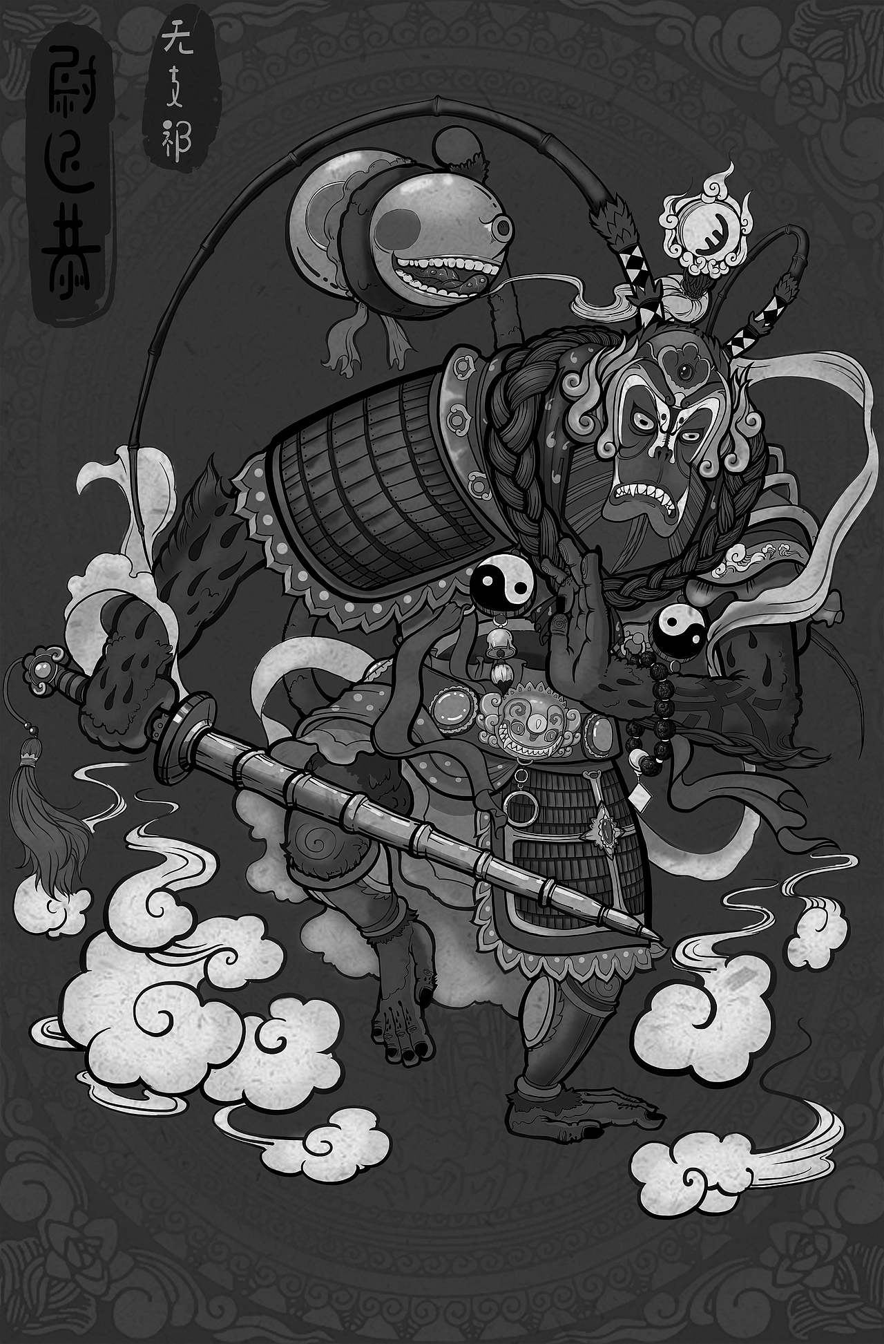 门神归来（图ZNjkyNjQxMzY=） - 艺术插画 - 站酷设计师陀螺原创素材 - 站酷ZCOOL