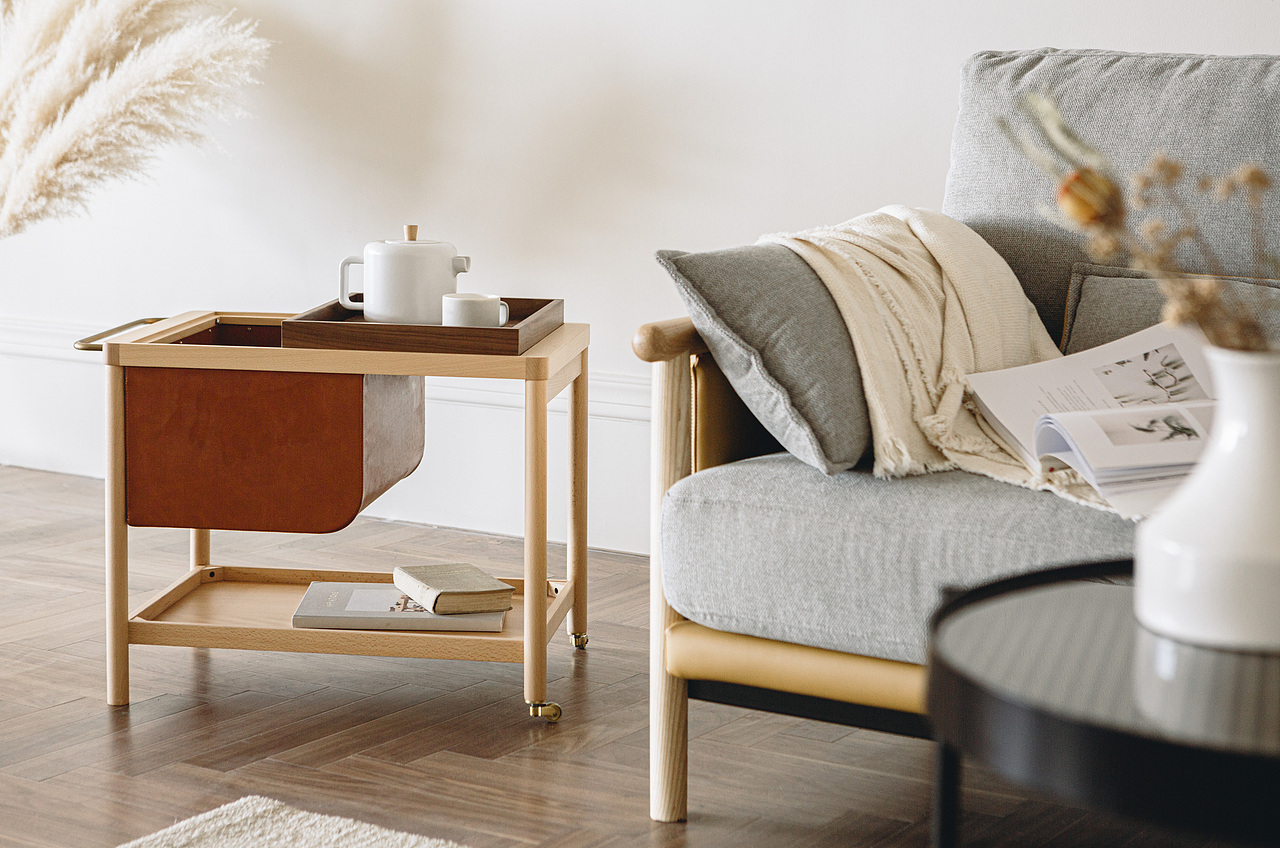 框物小边几 | Basket side table