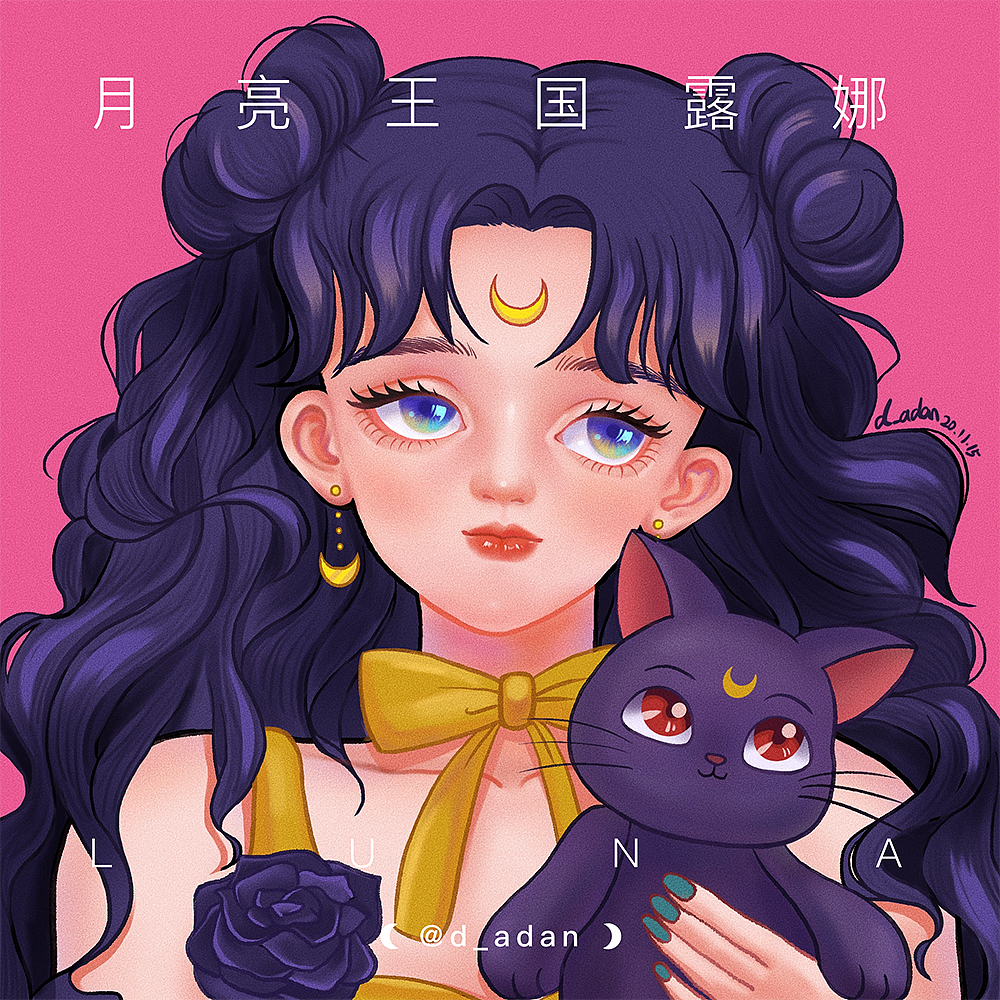 露娜是一只会说话的黑猫,而luna在拉丁文中有"月亮"的意思.