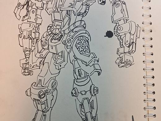 致敬关羽机甲陆树铭老师（个人主页-ZNjI3MDEzNjQ=） - 单幅漫画 - 站酷设计师缪全海原创素材 - 站酷ZCOOL