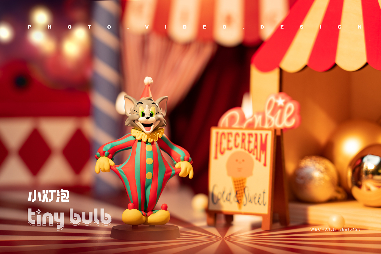 盲盒拍摄｜名创优品 猫和老鼠马戏团系列（图ZMjgxODU1NTcy） - 产品摄影 - 站酷设计师小灯泡视觉I潮玩原创素材 - 站酷ZCOOL