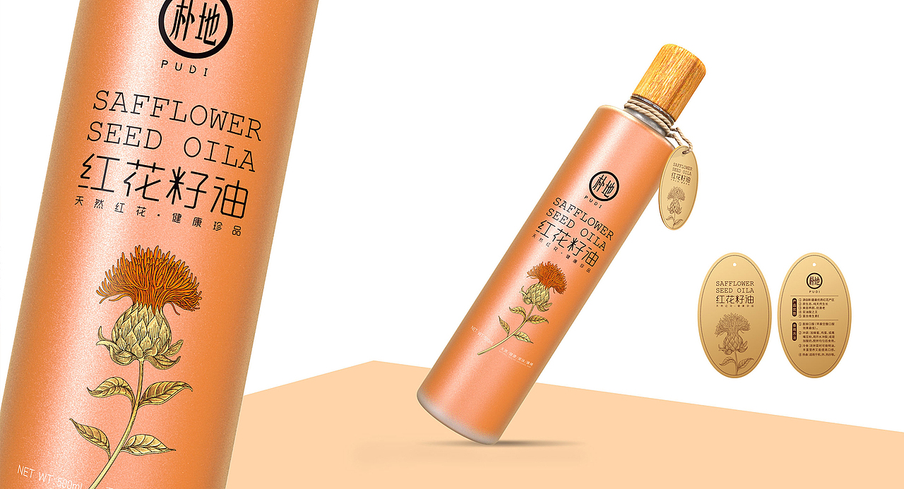 红花籽油系列包装（图ZMTk1MzkwNDU2） - 包装 - 站酷设计师Andy赵设计与色彩原创素材 - 站酷ZCOOL
