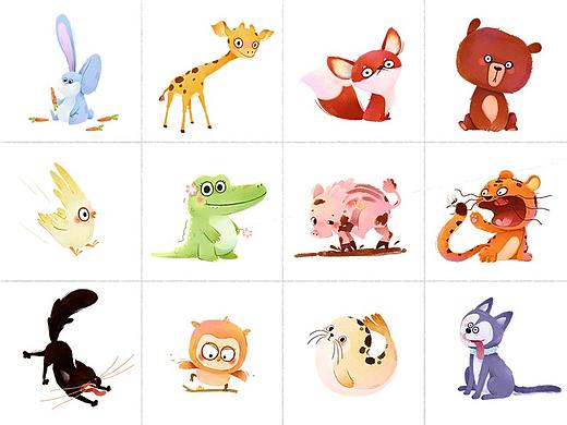 可爱呆萌小动物