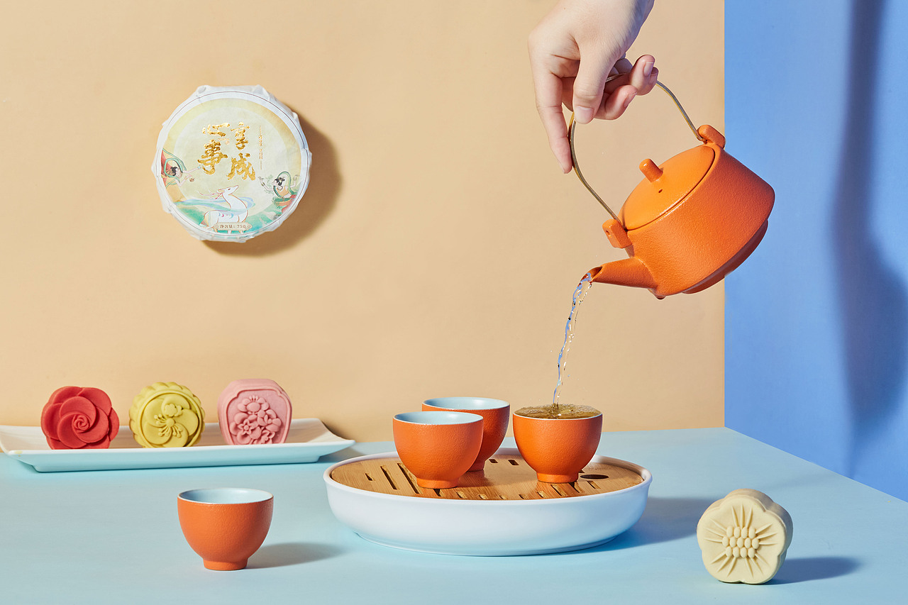 中秋福鼎白茶月饼礼盒（图ZMjcxOTI0NzI4） - 产品摄影 - 站酷设计师福鼎美图商业摄影原创素材 - 站酷ZCOOL