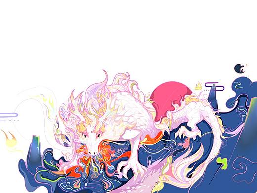 王者之势龙腾虎跃 比亚迪x站酷（个人主页-ZNTgyMzM1ODQ=） - 图案 - 站酷设计师桥头酸菜鱼原创素材 - 站酷ZCOOL