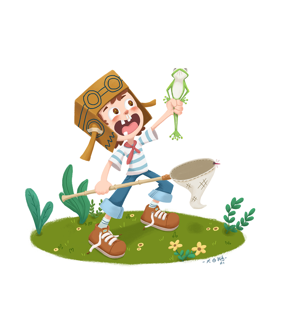 熊孩子（圖ZMjIxNjYyODY0） - 兒童插畫 - 站酷設計師是大白鵝呀原創(chuàng)素材 - 站酷ZCOOL