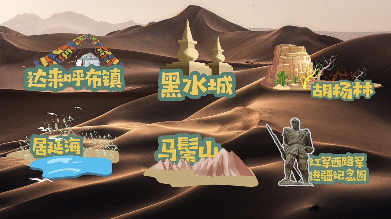 新京报我们视频《横穿大漠天路》专题设计（图ZMjYwNDc2NDU2） - Motion Graphic - 站酷设计师罗伟伟原创素材 - 站酷ZCOOL
