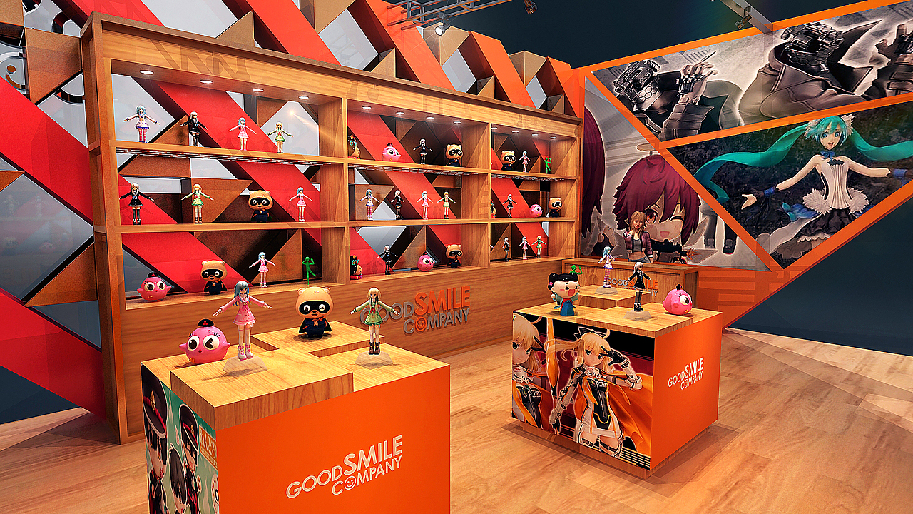 GOOD SMILE展台设计（图ZMjE4NDk5NjE2） - 展陈设计 - 站酷设计师设计师龙旭原创素材 - 站酷ZCOOL