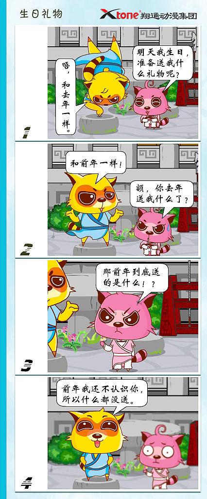 功夫狸猫-生日礼物