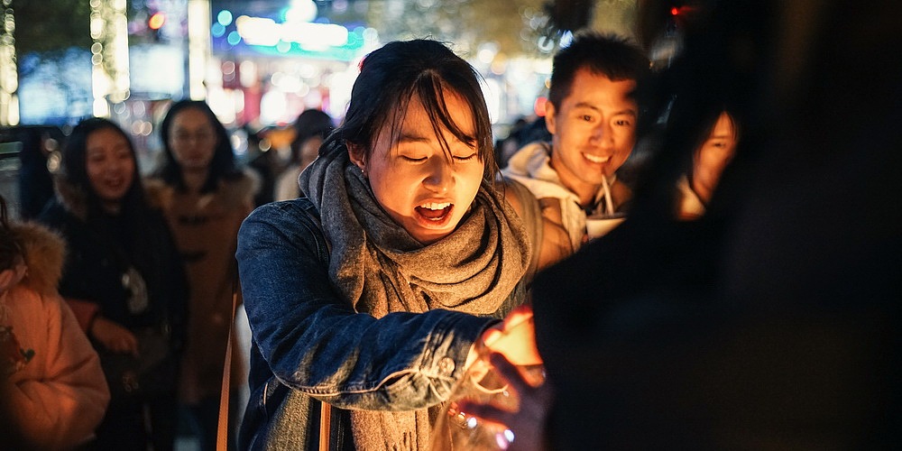街头互动装置 — 愿望交换灯