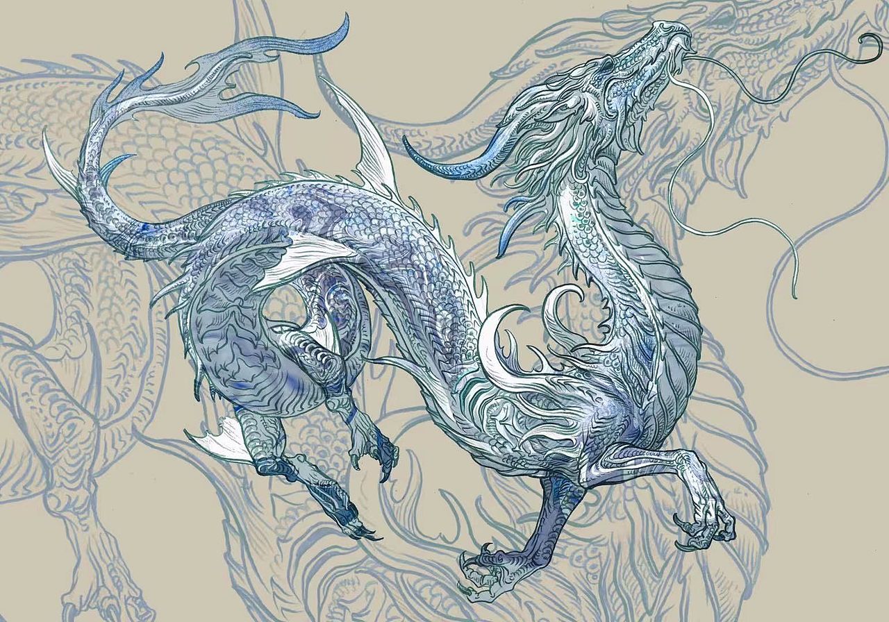 《万龙谷》系列部分龙设定（图ZMzM0MTQ0NzA4） - 概念设定 - 站酷设计师独行正明原创素材 - 站酷ZCOOL
