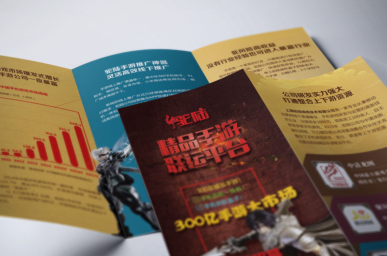 招商广告三折页设计（图ZNjk4Mjk2Mjg=） - 宣传物料 - 站酷设计师灬殇之Mo原创素材 - 站酷ZCOOL