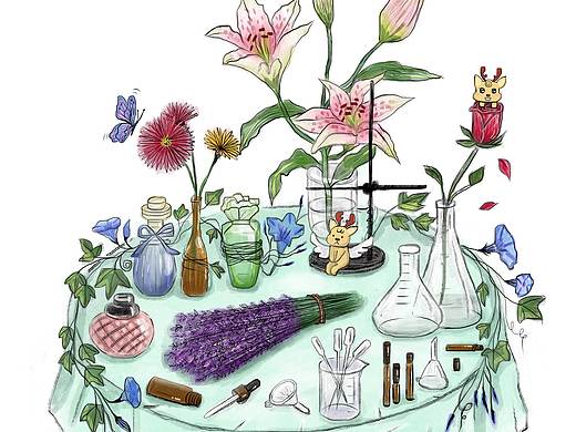 调香创意插画