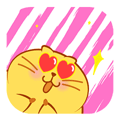蛋黄猫表情包动态图片
