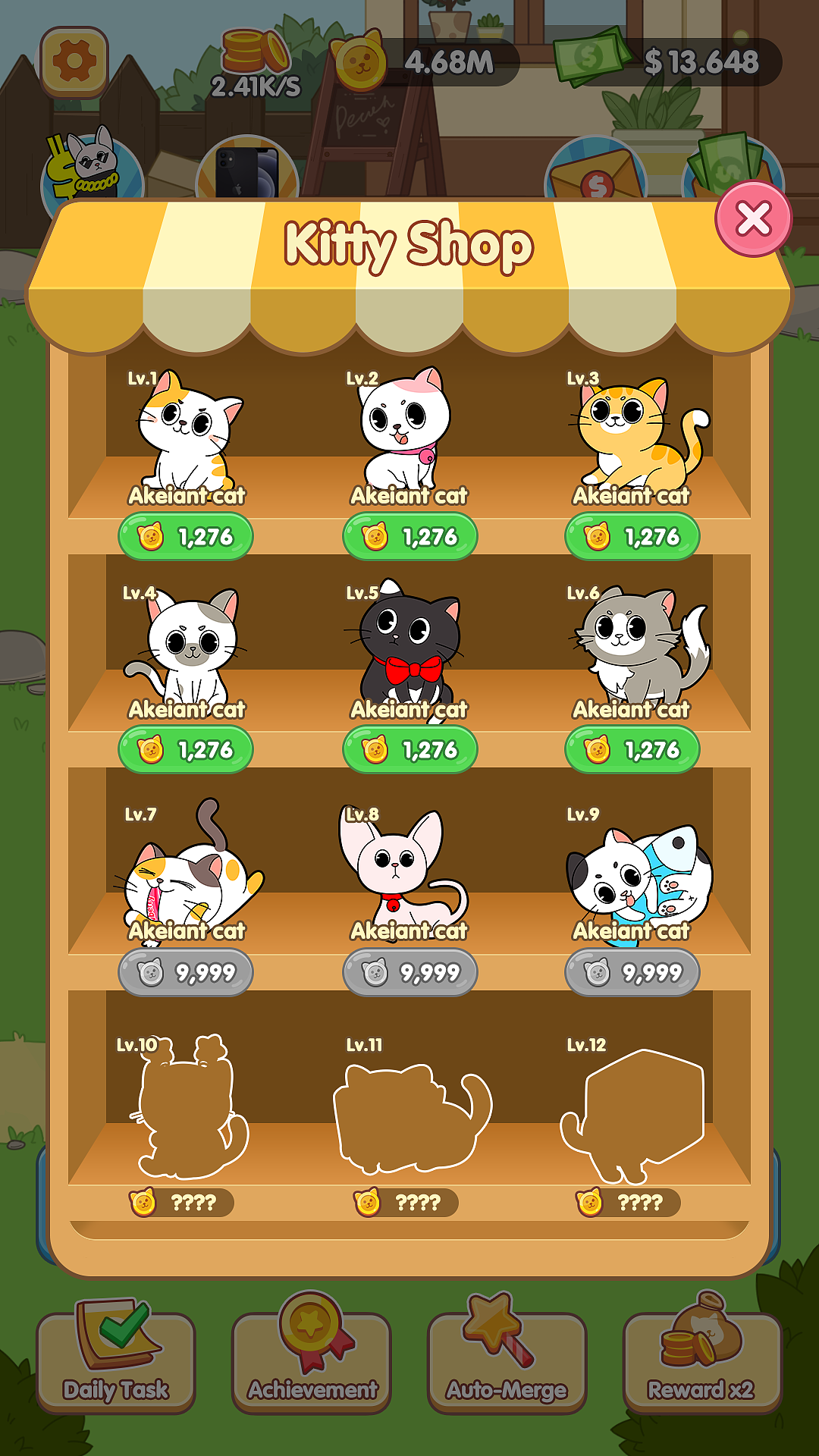 [KittyTown]猫咪小镇-动作资源展示（图ZMjQzMjk2NDg4） - 游戏UI - 站酷设计师Pofh原创素材 - 站酷ZCOOL