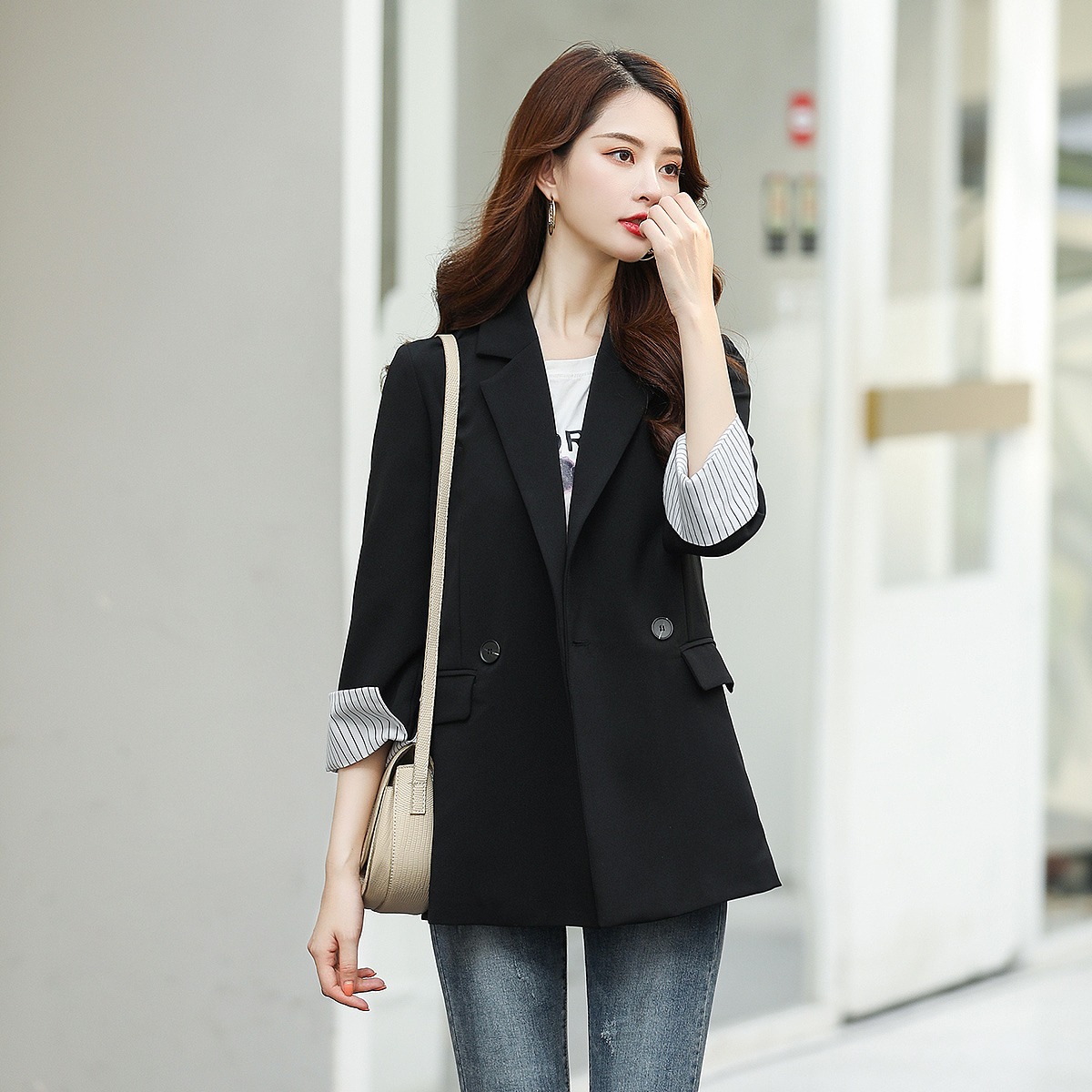 电商女装摄影 秋季外拍