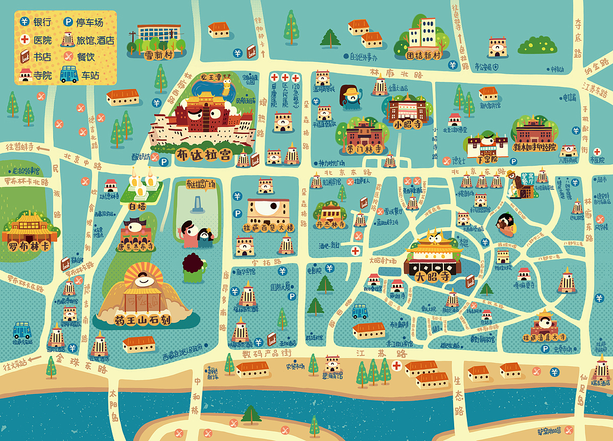 林p酱最新q版地图之★大西藏篇