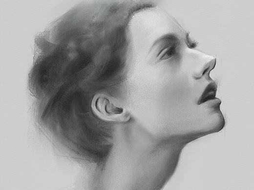 板繪人像過程（個人主頁-ZMzAzMzAzMjg=） - 創(chuàng)作習(xí)作 - 站酷設(shè)計師北緯91度原創(chuàng)素材 - 站酷ZCOOL