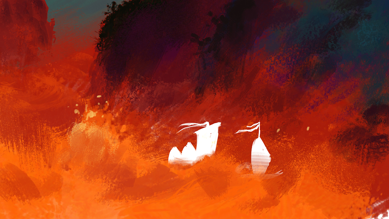 国风（图ZMjE5NDEwNjI4） - 创作习作 - 站酷设计师半夏插画原创素材 - 站酷ZCOOL