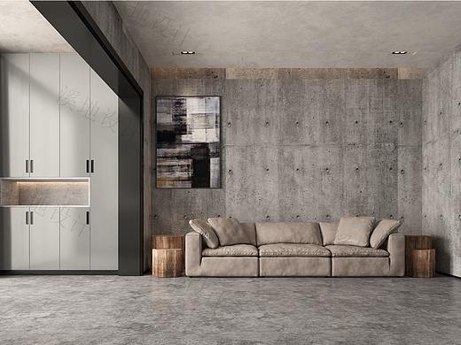 侘寂工业风家装表现（个人主页-ZNDU2NjA0NjA=） - 家装设计 - 站酷设计师少女Akihi原创素材 - 站酷ZCOOL