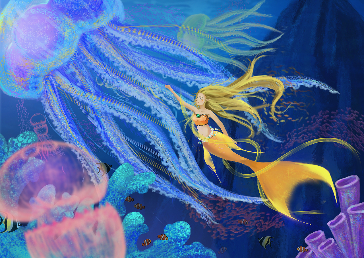 海的女儿里面的小人鱼公主0469♀15北京/插画师/2年前/1319浏览