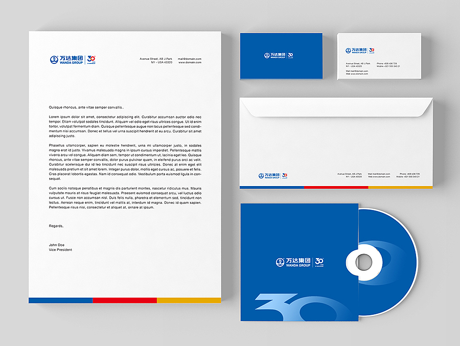 万达30周年LOGO设计（图ZNDk3MjgyODg=） - Logo - 站酷设计师Norman_HU原创素材 - 站酷ZCOOL