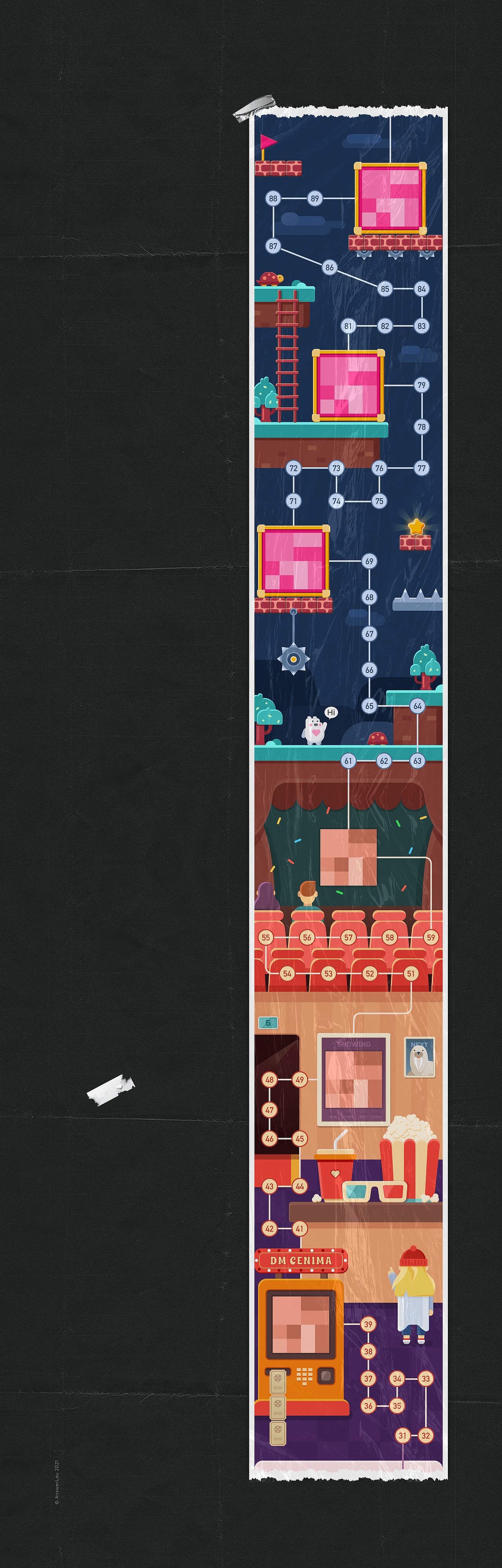 Nonogram Map Design Collection（图ZMjU3OTAzMzQw） - 游戏UI - 站酷设计师AnswerLau原创素材 - 站酷ZCOOL