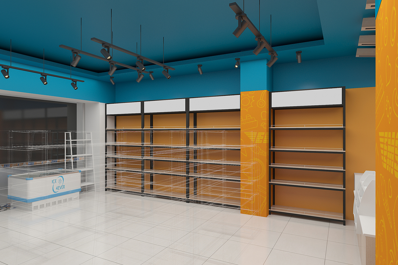 便利店设概念计（图ZMTc3NTA1NTI4） - 家装设计 - 站酷设计师Cyndee黄原创素材 - 站酷ZCOOL