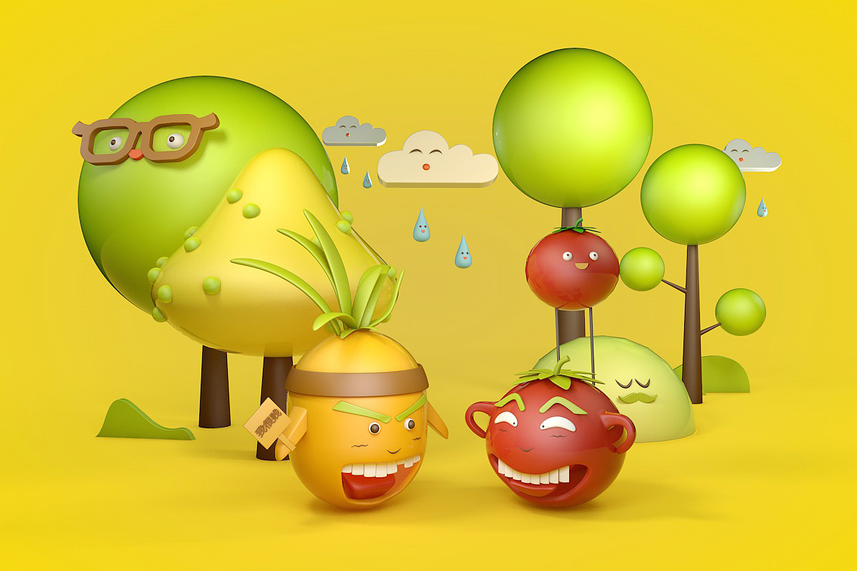 第一节课练习标签c4d插画作品信息创作时间2018/04/01添加表情spring