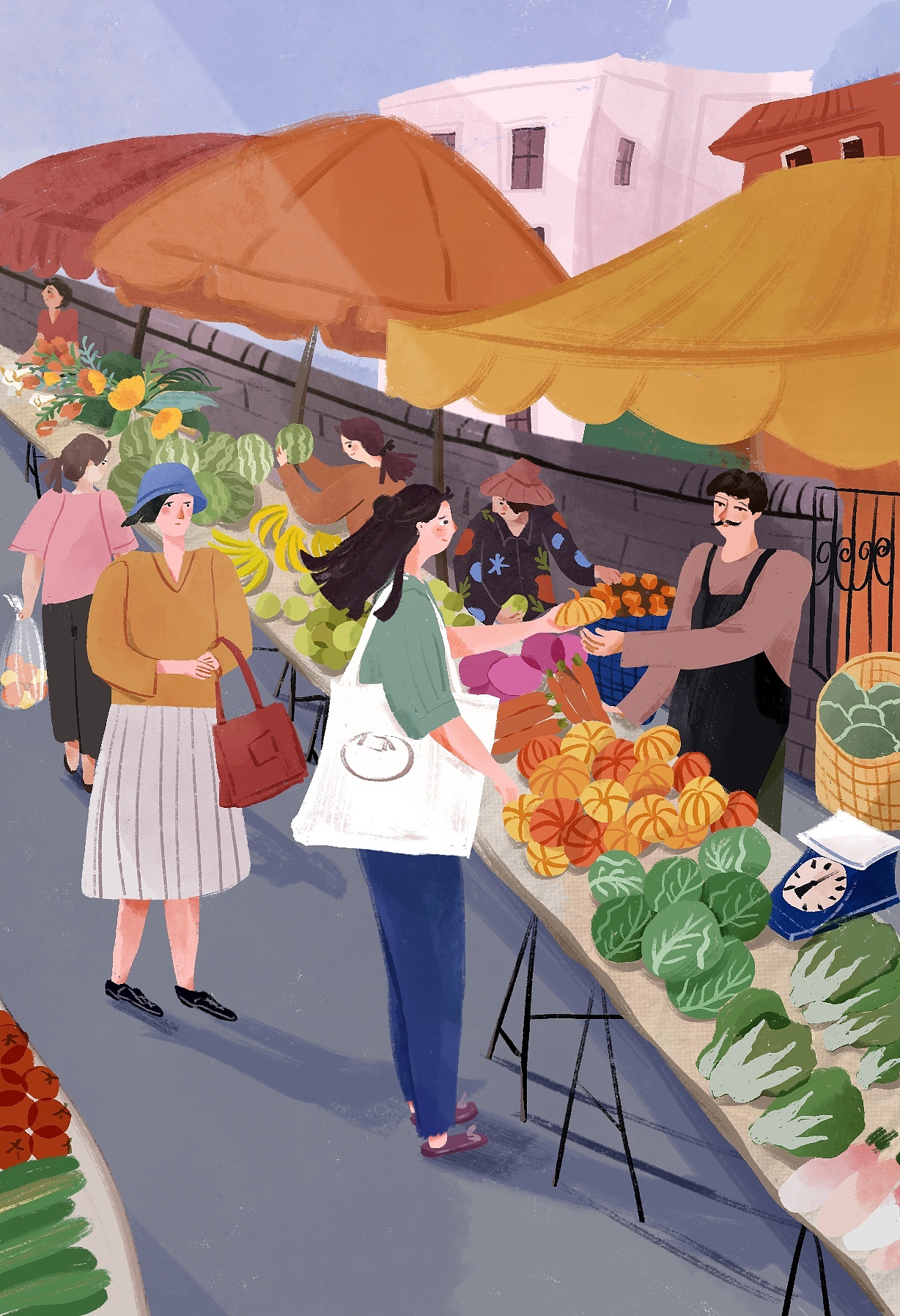 早市治愈生活|插画|商业插画|三三不忙 - 原创作品 - 站酷 (zcool)