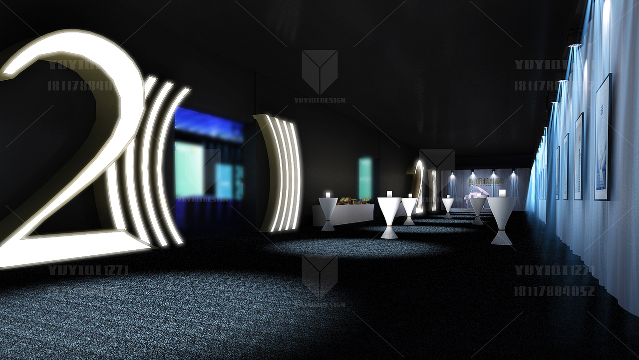 明信集团二十周年庆发布会（图ZMjU5MjYwMjUy） - 舞台美术 - 站酷设计师余一期活动设计原创素材 - 站酷ZCOOL