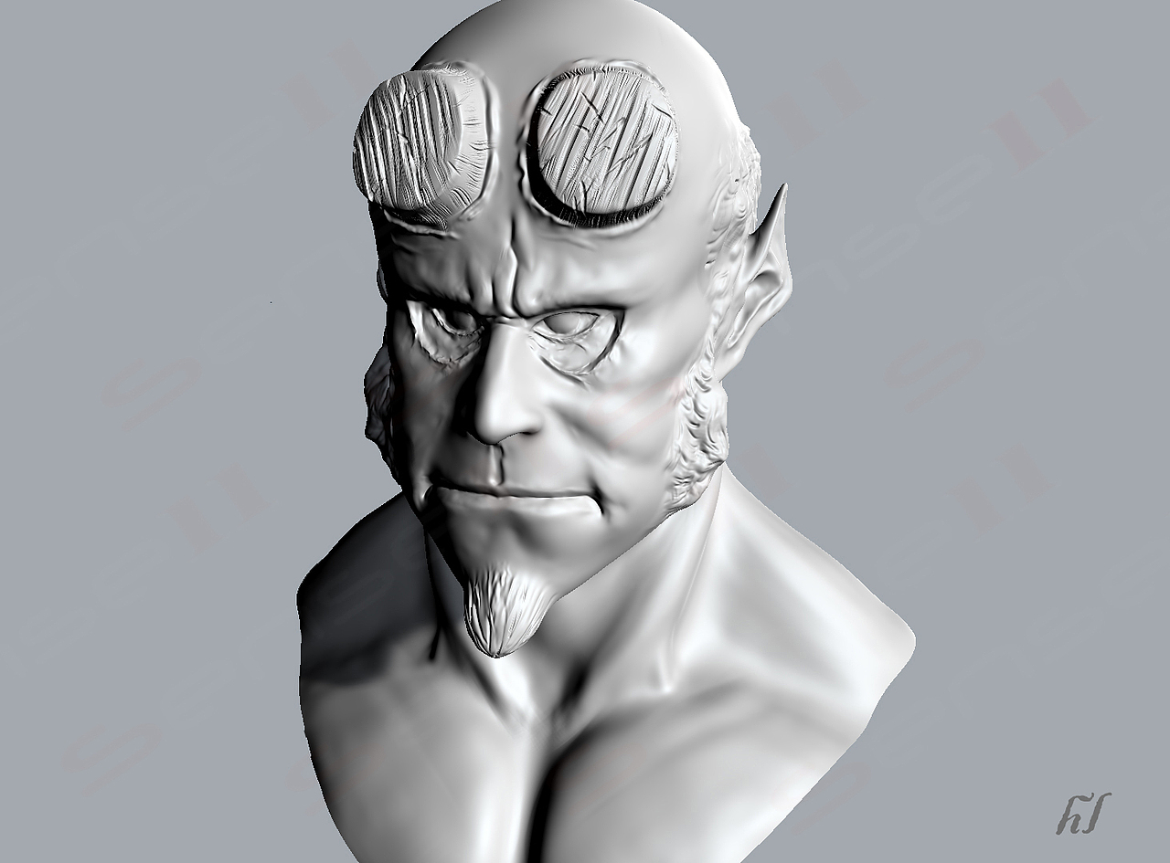 地獄男爵（圖ZNjg5NjQwMDA=） - 人物/生物 - 站酷設(shè)計師青稞配上酥油茶原創(chuàng)素材 - 站酷ZCOOL