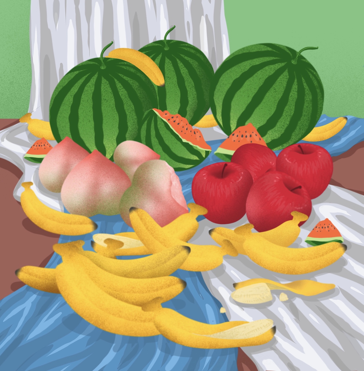 水果|插画|创作习作|蒲青空_原创作品-站酷zcool