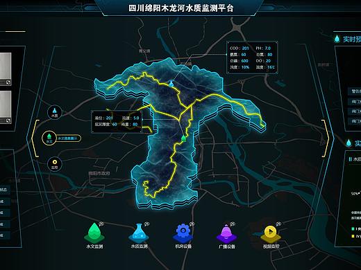 四川绵阳木龙河大屏设计