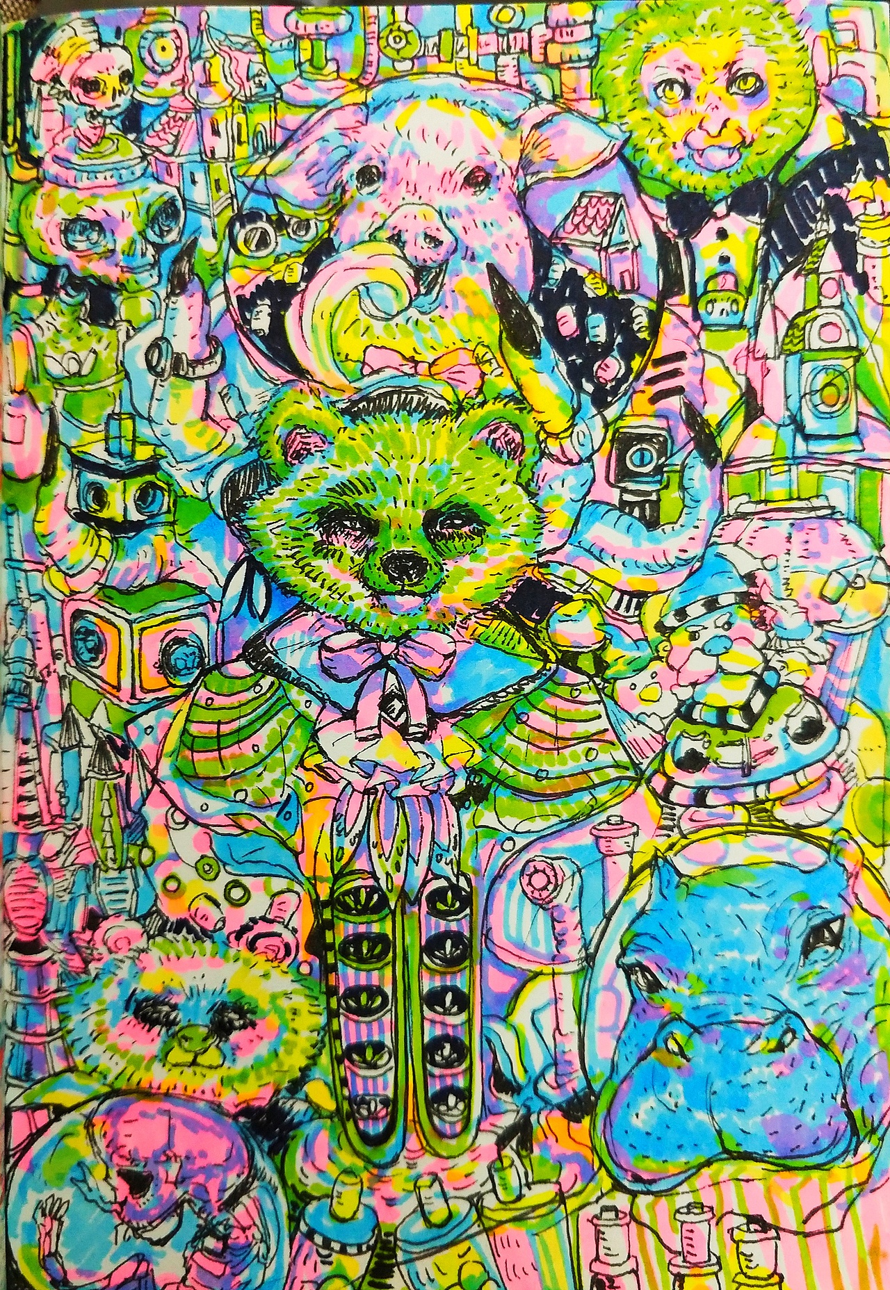 动物世界（图ZMjQ2NzI1Nzk2） - 新锐潮流插画 - 站酷设计师你单身原创素材 - 站酷ZCOOL