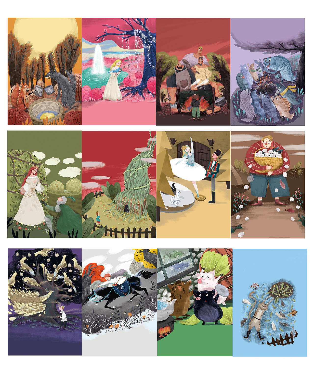 2019儿童插画商稿小集（图ZMTk2NDM4MTQ0） - 儿童插画 - 站酷设计师小雨人Meng原创素材 - 站酷ZCOOL