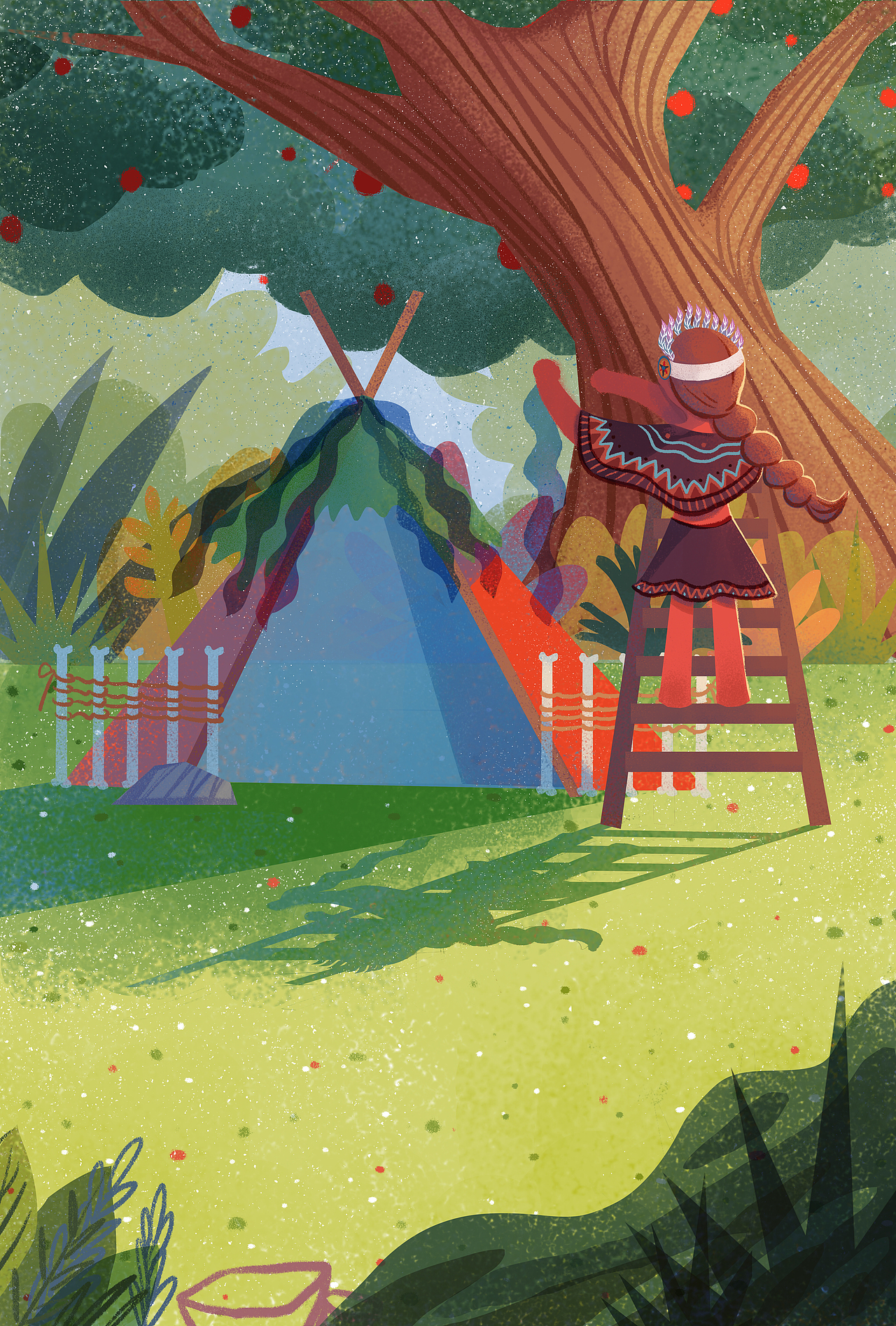 期末绘本课插图（图ZODU0NDU3ODg=） - 创作习作 - 站酷设计师小李圆真脸原创素材 - 站酷ZCOOL