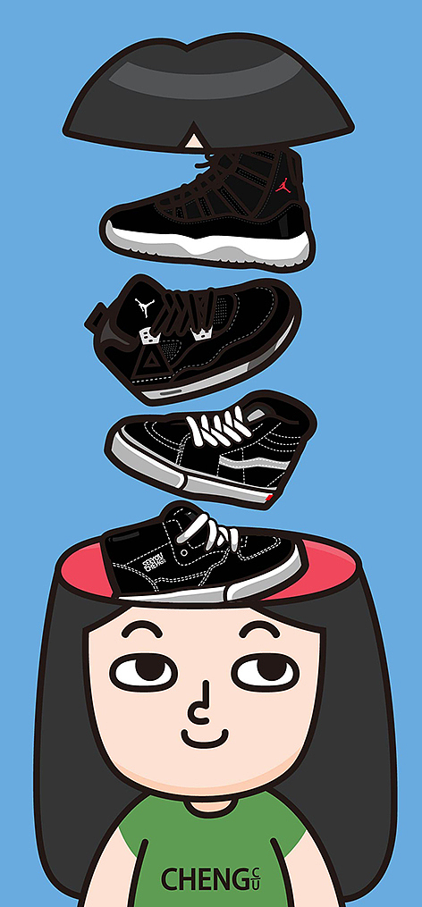 脑子是个好东西weeekbb（图ZNjAzOTUwODQ=） - 新锐潮流插画 - 站酷设计师CU_CHENG原创素材 - 站酷ZCOOL