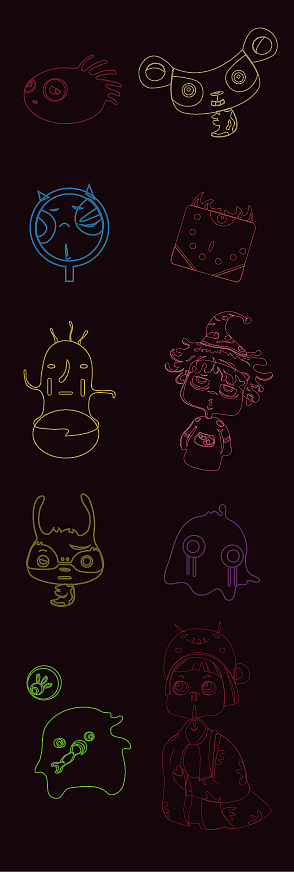 《Monster Diary》(图ZNDY3NTQ5MDQ=) - 商业插画 - 站酷设计师lemonkiwifruit原创素材 - 站酷ZCOOL