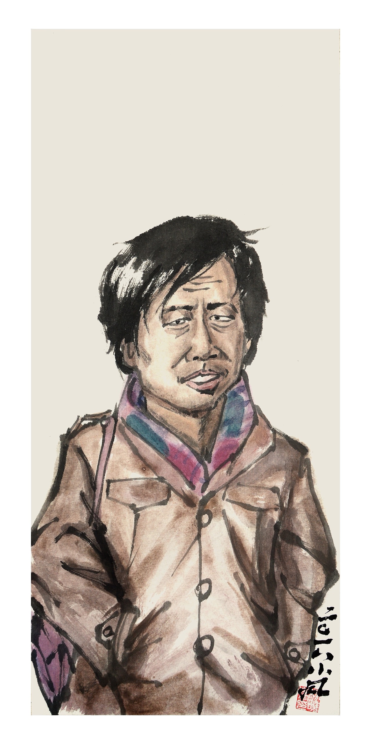 人物画练习—王小波