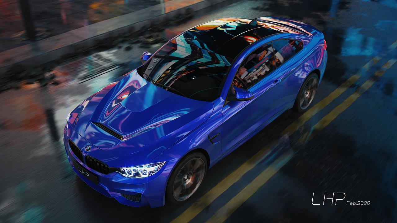 疫期摸鱼-BMW M4（图ZMTk2Nzk3NDY4） - 动画/影视 - 站酷设计师Hyper_L原创素材 - 站酷ZCOOL