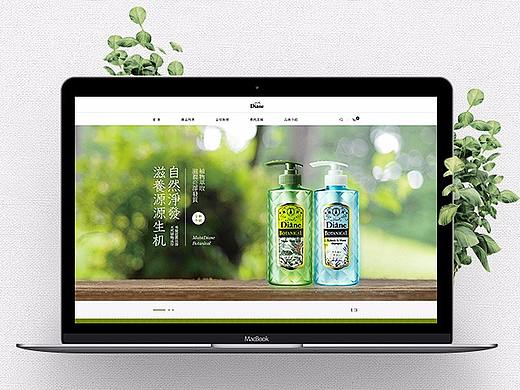 洗发水网页设计