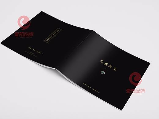 一希品牌设计-尘世珠宝玉石公司高端宣传册画册设计