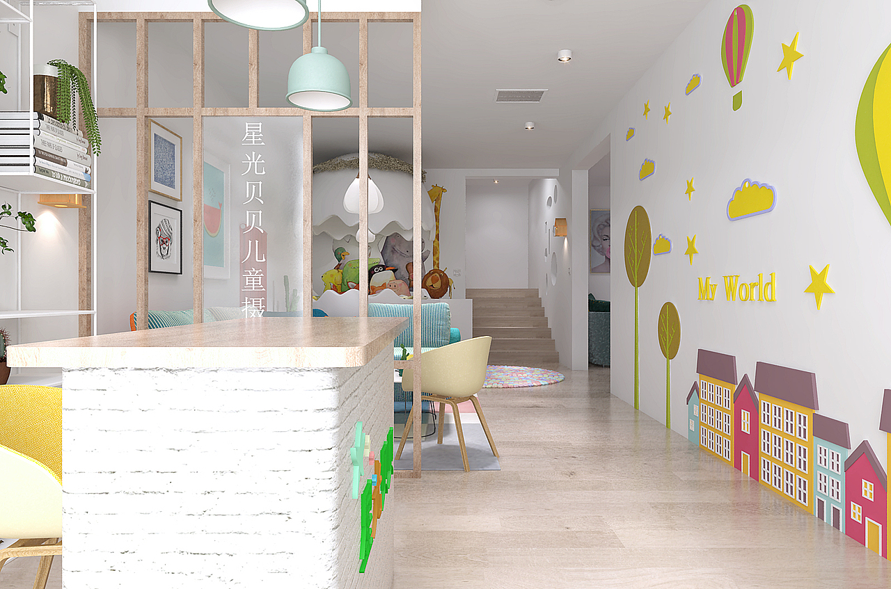 儿童影楼（图ZOTgyNDg0NzY=） - 家装设计 - 站酷设计师马玉涛原创素材 - 站酷ZCOOL