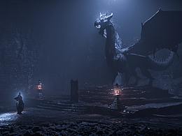 Blender場景小練（一）龍隕