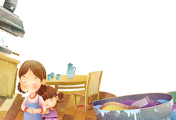 一些少儿类的杂志插画~