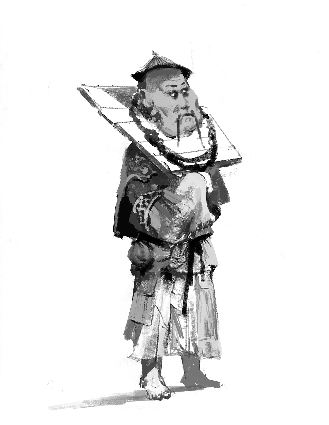 东方题材角色草图合集（图ZMTMzOTY2MzI0） - 概念设定 - 站酷设计师俊灵WJL原创素材 - 站酷ZCOOL