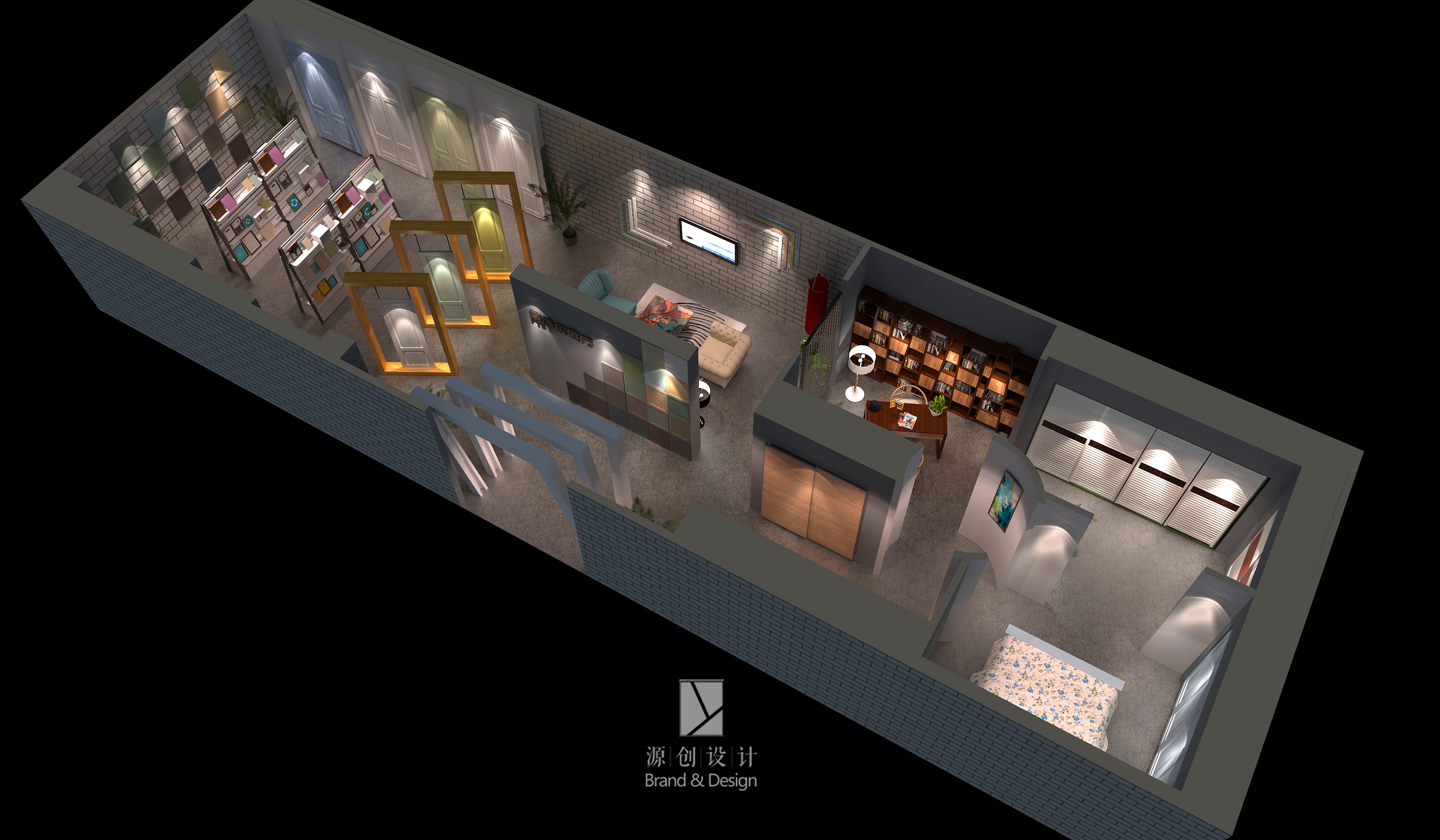 商展俯视图系列