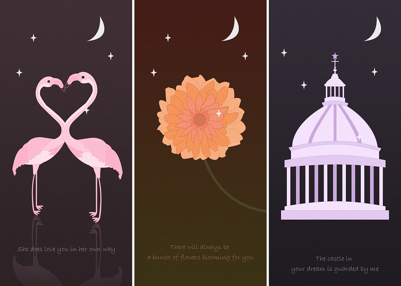 治愈系壁纸 | 原创|插画|创作习作|小仙女不是小仙女_原创作品-站酷